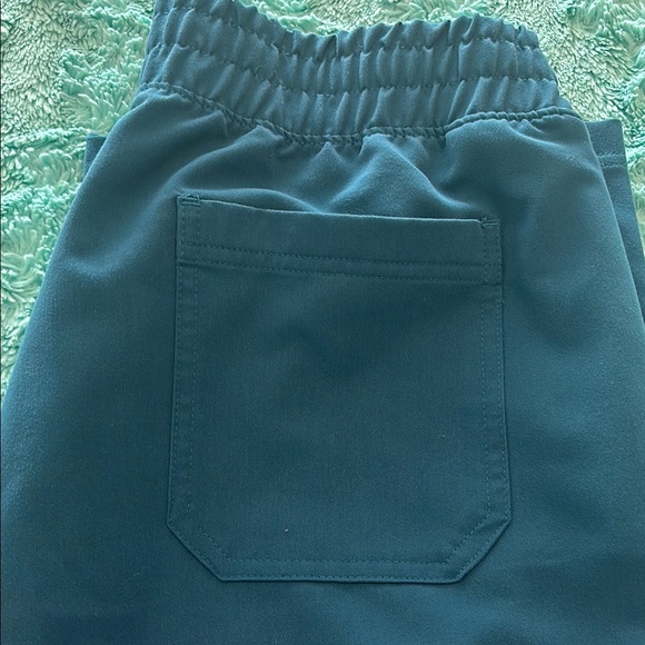 Movement Teal scrub bottoms- stretch band waist - Picture 3 of 3
